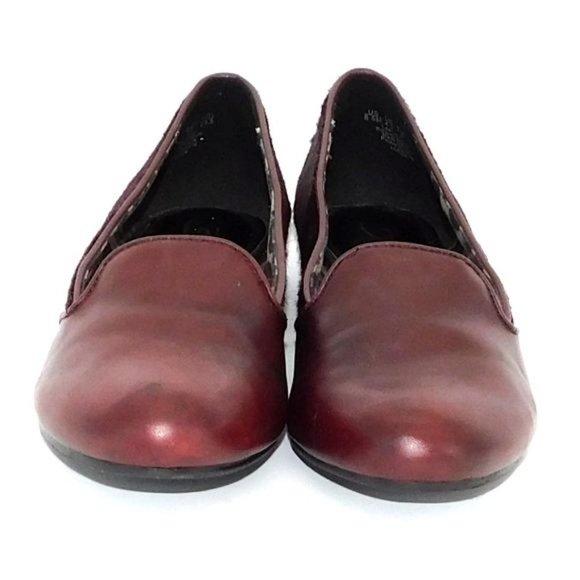 Naturalizer "David Bromstad" Unique Burgundy Leather Loafer * Size 6.5 - Picture 7 of 11